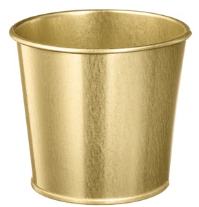 IKEA DAIDAI Plant Pot, Brass Gold Color, 3½ " 9 cm Steel Indoor / Outdoor - Picture 1 of 6