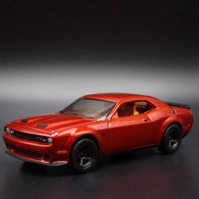 2021 21 DODGE Challenger SRT Hellcat Super Stock 1/64 Scala Diecast Vettura - Immagine 1 di 4