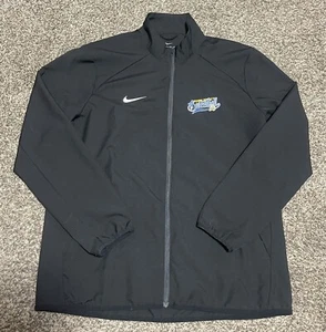 Nike Madonna University Basketball Large Black Mens  Embroidered Full Zip Pocket - Picture 1 of 4