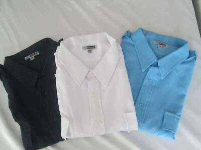 Edwards 1262 aviator security shirt white blue  2xl 3xl 4xl 5xl 6xl NEW - Image 1 of 4