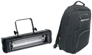American DJ Mega Flash DMX 800-Watt Compact DMX Strobe Light+Backpack ADJ - Picture 1 of 12