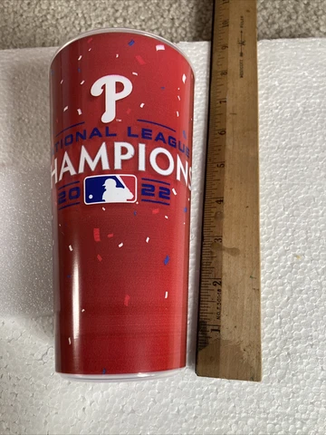 Phillies -NL Champions 2022 Plastic Tumbler (Mixed Drink/Frozen Drink Cup) Cover