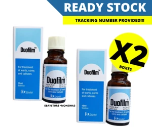 2 X DUOFILM 15ml Salicylic Acid For Removing Plantar Warts Corns & Calluses - Picture 1 of 5