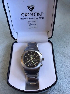 NIB Croton Stainless Steel Chronomaster Watch - Never Worn - Image 1 of 4