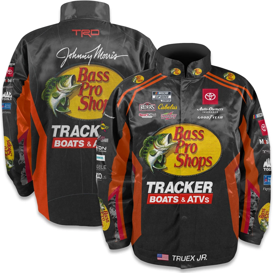 Martin Truex Jr 2024 Checkered Flag #19 Bass Pro Shops Uniform Jacket - Image 1 of 1