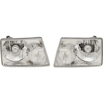 For 2001-2011 FORD RANGER Headlights Headlamps Left & Right Side Set of 2 Foto 1 de 4