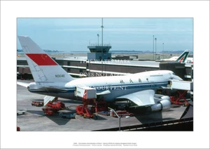 CAAC Air China Boeing 747SP A2 Art Print – Sydney Airport – 59 x 42 cm Poster - Picture 1 of 3
