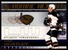2001-02 Pacific Adrenaline Rookie Report Dany Heatley Atlanta Thrashers #2