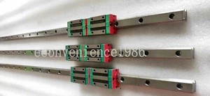 3 piezas Riel lineal HGR15-600 mm y 6 piezas Rodamiento de carro de bloque HGH15CA - Imagen 1 de 3