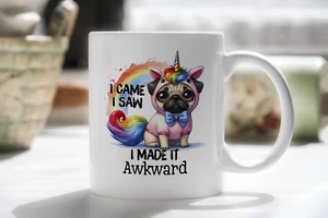 Socially Awkward Novelty Mug Sarcastic Coffee - Picture 1 of 6