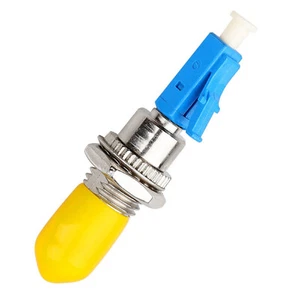 LC Male To ST Female Hybrid Fiber Optic Converter Adapter Single Mode Coupler - Picture 1 of 11