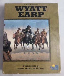 WYATT EARP 1st Edition Card Board Game 99% COMPLETE Alea Rio Grande 2001 OOP - Picture 1 of 11
