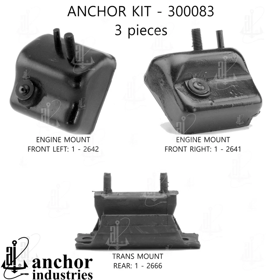 Kit de montaje de motor de anclaje para Ford Ranger 300083 1995-1997 Foto 1 de 4