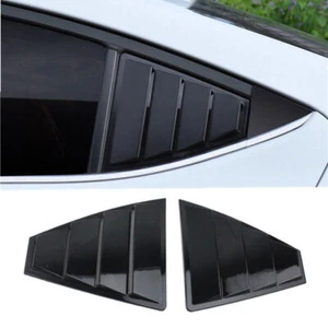 Cubierta de persiana de ventana de ventilación lateral negra brillante para Hyundai Elantra 2017-2019 - Imagen 1 de 7