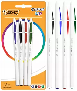 BIC Kugelschreiber Cristal Up 0,35mm sortiert, 4er Set - Bild 1 von 5