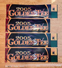 Lot of 4 Golden Tee 2005 flexi marquees original