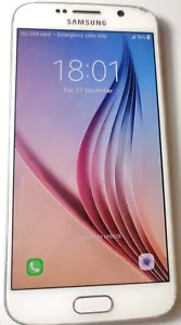 Read Description - Samsung Galaxy S6 SM-G920F 32GB White (Unlocked) #276F - Picture 1 of 8