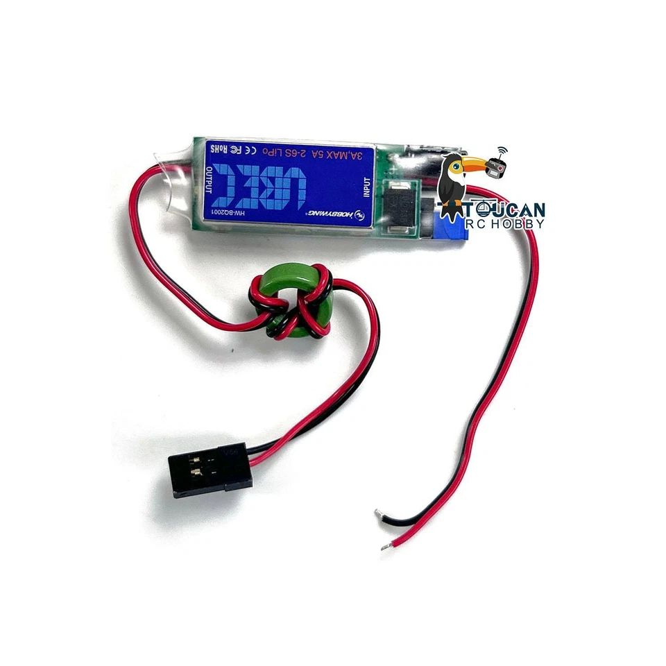 Hobbywing 3A UBEC for 2-6S Lipo Battery RC Tractor Car Trailer Dumper Truck Part - Image 1 of 3