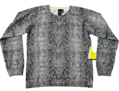 VOLCOM девочек над N вне животных печати молодежи размер M (8/10) Crewneck свитер с Ярлыками - Изображение 1 из 4