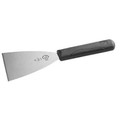 Mercer Culinary Millennia 9 1/4" x 4 1/2"  Grill Scraper w/ Black Handle - Image 1 of 3