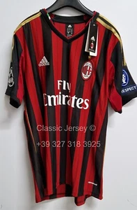 A.C. Trikot MAILAND 2013 2014 Home KAKA BALOTELLI EL SHAARAWY ROBINHO HONDA MEXES - Bild 1 von 11