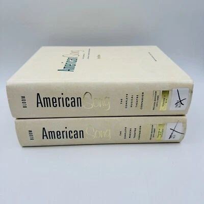 American Song 2 Vol. Set The Complete Musical Theatre Companion 1877-1995 A-Z - Image 1 of 4