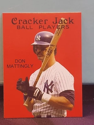 Tarjeta Don Mattingly Cracker Jack New York Yankees 💥 ¡Envío gratuito! Foto 1 de 4