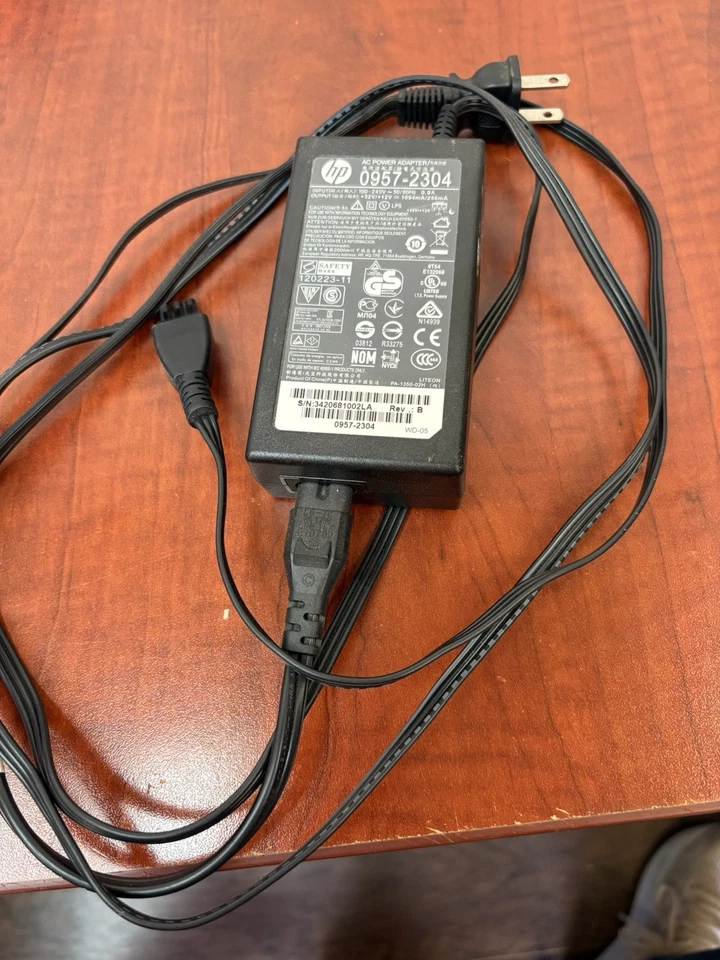 HP 0957-2304 OEM Original AC Adapter Power Supply OfficeJet 6700 Tested - Image 1 of 4