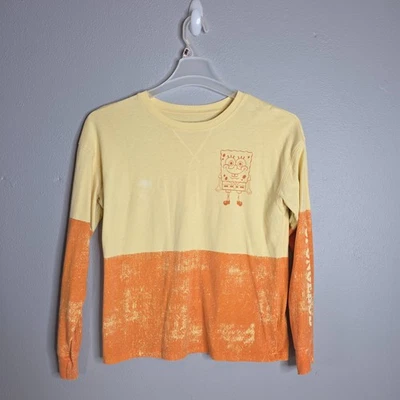 Camisa Nickelodeon Bob Esponja Mujer Pequeña (3-5) Manga Larga Amarillo Naranja Foto 1 de 4