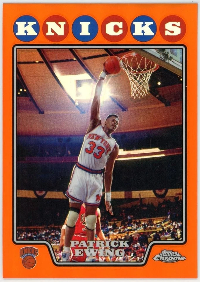 2008-09 Topps Chrome Refractors Orange #179 Patrick Ewing 101/499 - Image 1 of 1