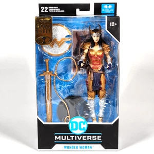 McFarlane Toys DC Multiverse Wonder Woman Gold Label 7" Figure New Damaged Box - Picture 1 of 8