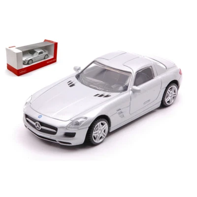 MERCEDES SLS AMG SILVER 1:43 Rastar Auto Stradali Modellino Nuovo - Immagine 1 di 3