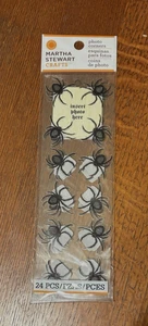 SELTENE Martha Stewart Halloween Spinnen Foto Ecken Scrapbooking Aufkleber-Neu in Verpackung - Bild 1 von 4