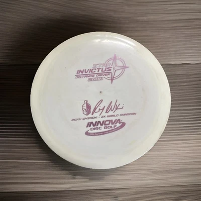 Innova Star Invictus - White 177g Scaled- Used Disc Golf Distance Driver - Image 1 of 3