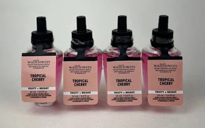 4 Bath & Body Works Tropical Cherry Wallflowers Home Fragrance Refills - Picture 1 of 1