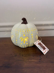 Luz LED Calabaza Cerámica - Decoración Interior Otoño - Hobby Lobby - 2021 - Imagen 1 de 12