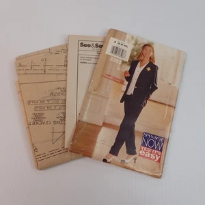 Vtg See & Sew 3293 Misses' Jacket Unlined Loose Fitting Top Tapered Pant Sz 6-10 - Picture 1 of 7