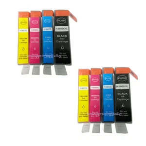 Inchiostro ad alto rendimento 8 PK per HP 564 564XL BK/C/M/Y DeskJet 3520 3521 3522 OfficeJet 4620 - Foto 1 di 1