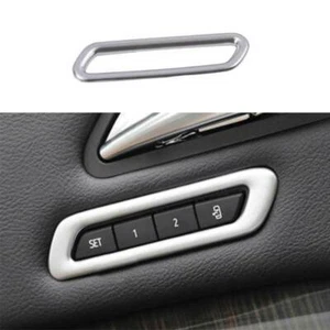 For Cadillac XT5 2017-2022 Matte Silver Seat Memory Button Frame Cover Trim 1PCS - Imagen 1 de 7