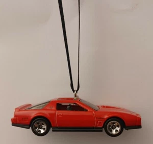 84 Pontiac Firebird Custom Christmas Car Ornament 1/64 Die-cast Red - Picture 1 of 2