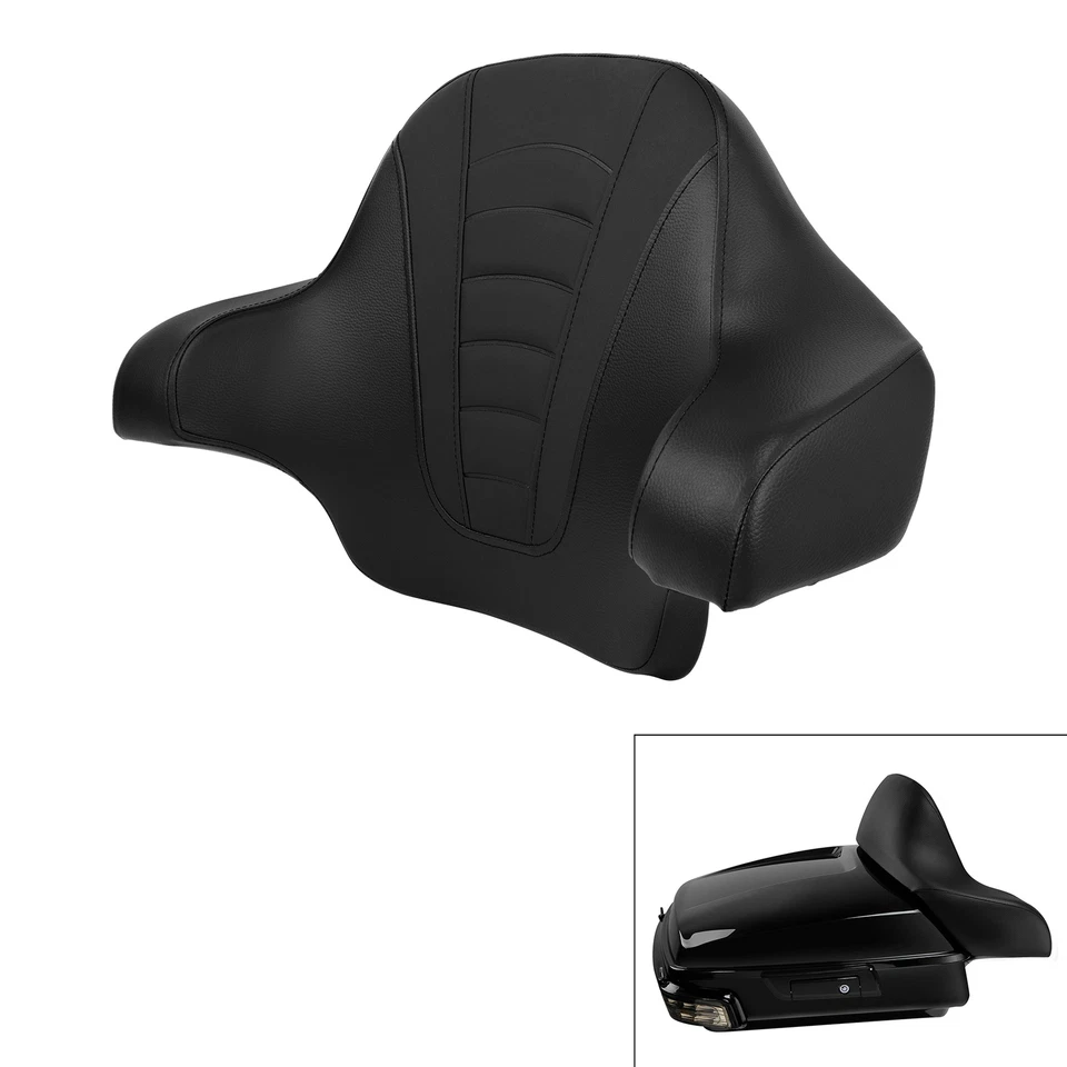 Respaldo envolvente para pasajero apto para Harley Touring Road King 14+ Foto 1 de 4