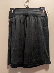 Jumping Beans Boys 6 Black And Gray Stretch 7 Inch Gym Shorts With Drawstring... - Picture 1 of 6