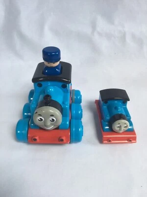 Thomas The Tank Engine With Driver Push Down & Go, Rare Vintage 2003 Bundle - Image 1 of 4