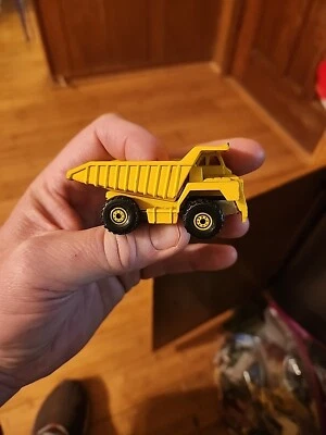 Vintage Hot Wheels Yellow All Diecast CAT Dump Truck 1979 Malaysia - Image 1 of 4