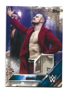 Aiden English /50 SHIRT RELIC 2016 Topps WWE Then Now Forever NXT Wrestling AEW - Picture 1 of 2