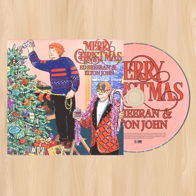 ED SHEERAN and ELTON JOHN Merry Christmas (3:28) 1-Track CD SINGLE          1206 Foto 1 de 3