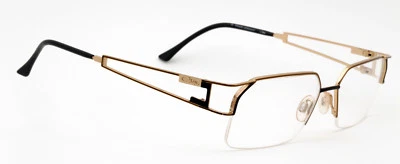 Cazal 716 Anteojos Montura Sin Montura Color 745 Marrón Dorado Auténtico Nuevo Foto 1 de 4