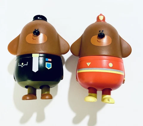 Hey Duggee  3” Figure Jazwares Fireman Policeman BENDABLE LEGS FREE S/H Cover