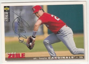 1994 Upper Deck Collector's Choice - Todd Zeile #188 Silver Signature - Picture 1 of 2