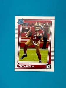 2021 Donruss Football Rated Rookie #254 Trey Lance - NFL Trading Card - Picture 1 of 2